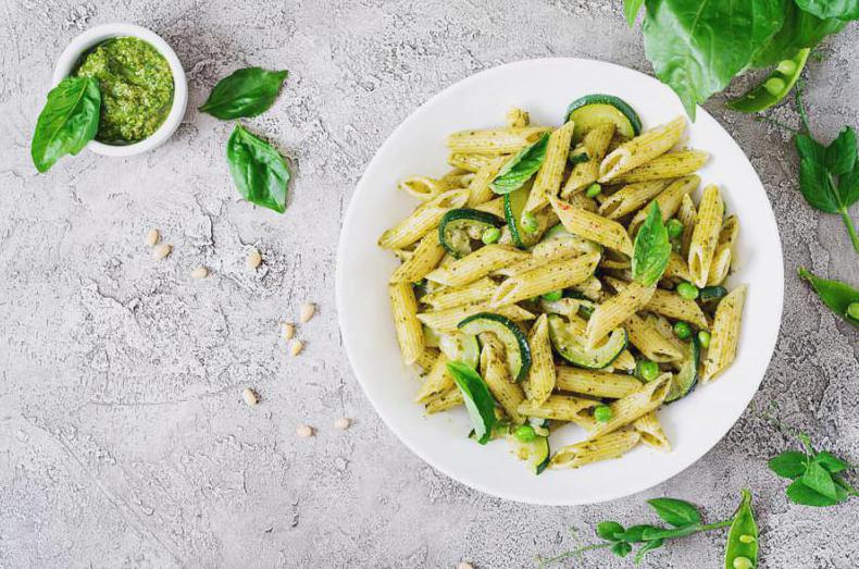Penne with Zucchini sauce